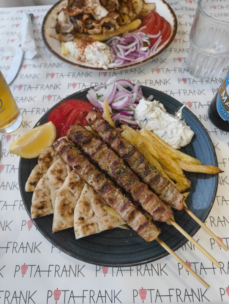 souvlaki, una comida tipica de Grecia