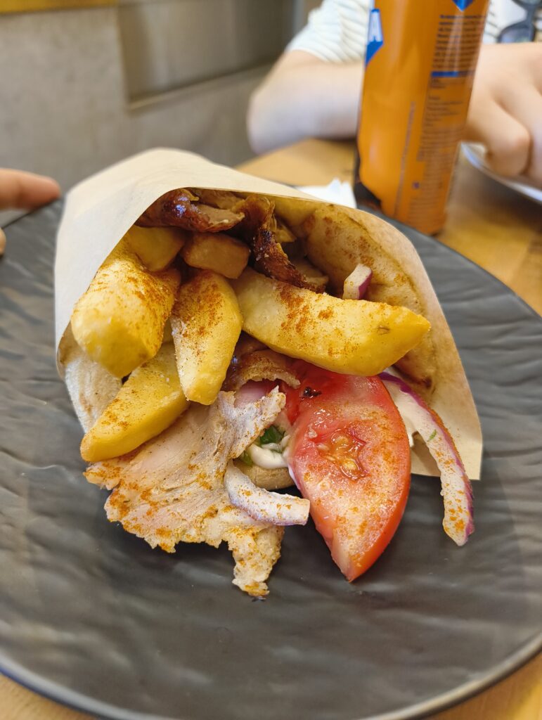 gyros, una comida tipica de Grecia