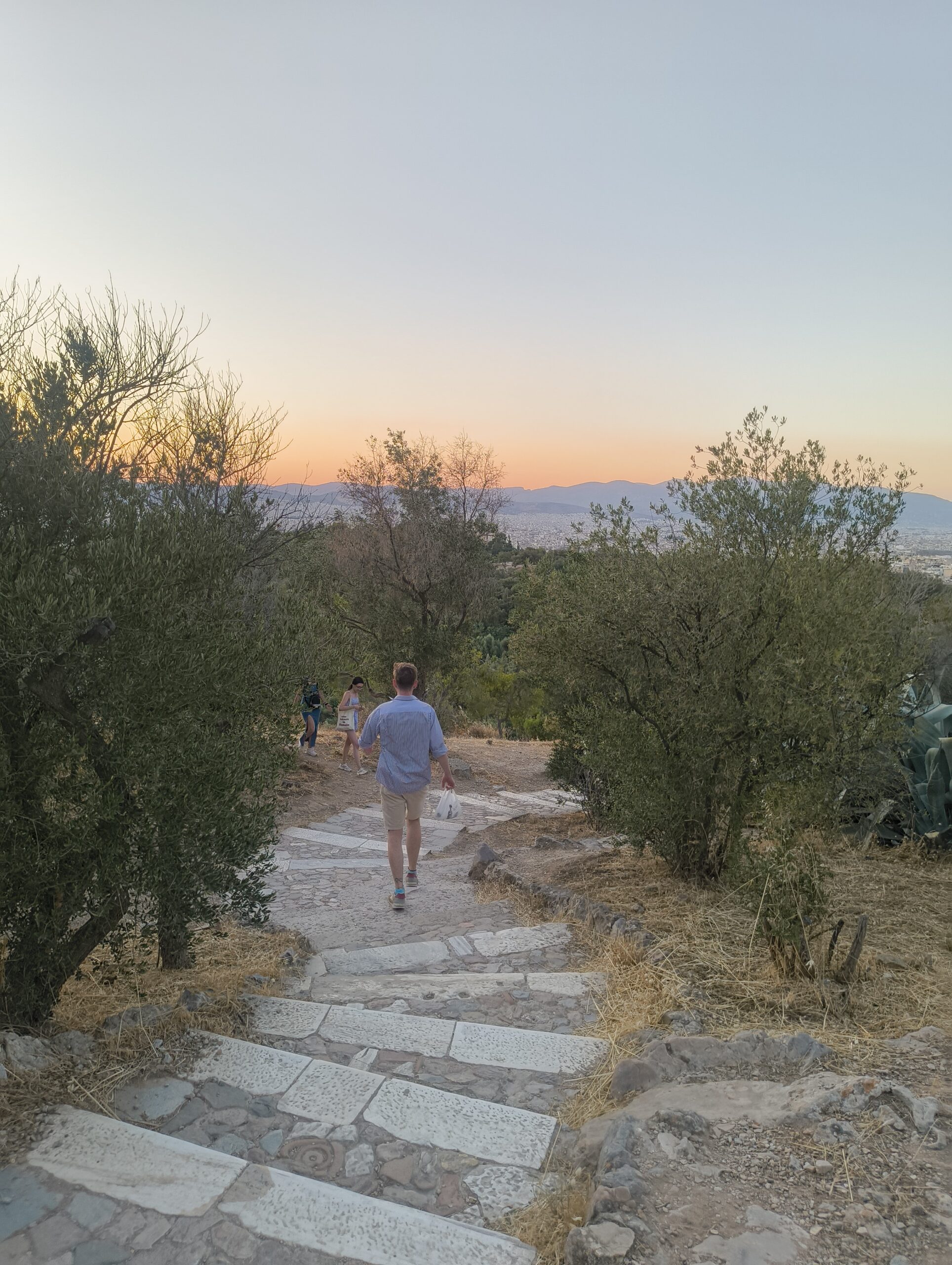 bajada del monte filopappo